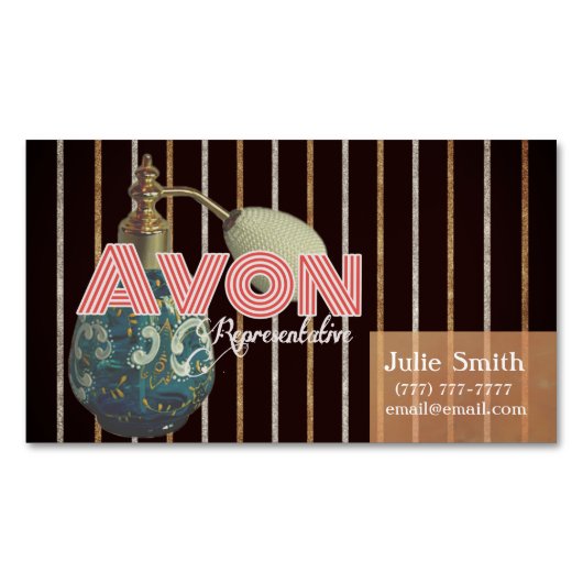 Avon Visitekaartje Magnet Magnetisch Visitekaartje (Voorkant)