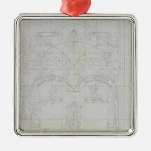 Avond 1803 metalen ornament