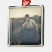 Avond 1860 metalen ornament (Links)