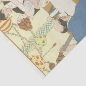 Avond 1914 door Ludwik Strimpl Tissuepapier (Detail)