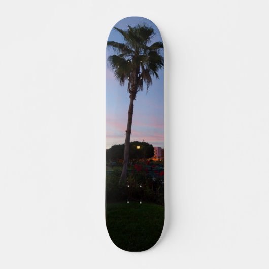 Avond bij het Palm Tree skateboard (Voorkant)