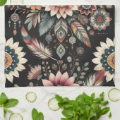 Avond Boho Blooms Theedoek (Gevouwen)