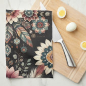 Avond Boho Blooms Theedoek (Quarter Fold)