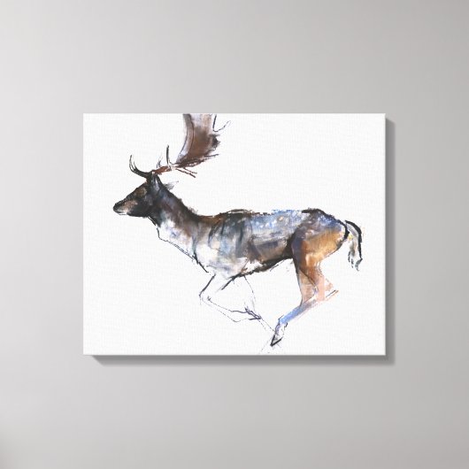 Avond Buck Canvas Afdruk (Voorkant)
