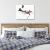 Avond Buck Canvas Afdruk (Insitu (Slaapkamer))