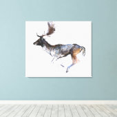 Avond Buck Canvas Afdruk (Insitu (Houten vloer))