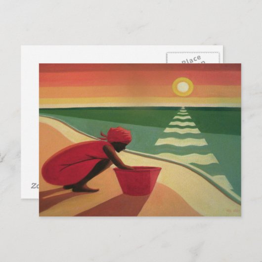 Avond Calm 2003 Briefkaart (Voorkant / Achterkant)