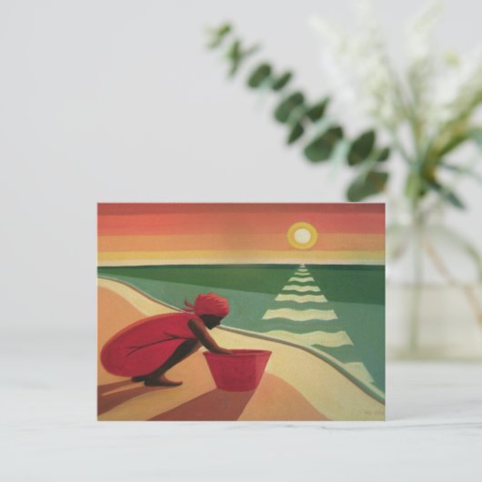 Avond Calm 2003 Briefkaart (Staand voorkant)