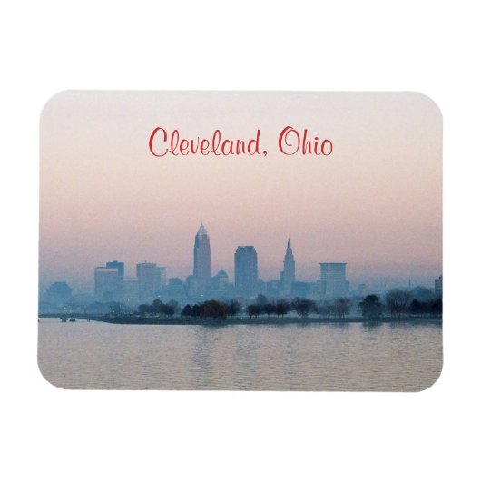 Avond Cleveland OH (Edgewater) Fridge Magnet Magneet (Horizontaal)