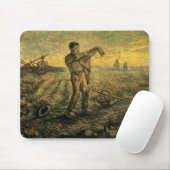 Avond - Eind van de Dag door Vincent van Gogh Muismat (Met muis)