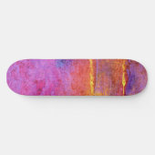 Avond Emotie Expressief Abstract Skateboard (Horizontaal)