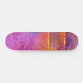 Avond Emotie Expressief Abstract Skateboard (Horizontaal)
