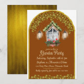 Avond Garden Party Uitnodiging (Voorkant / Achterkant)