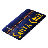 Avond in de Santa Cruz Boardwalk Magneet (Linkerzijde)