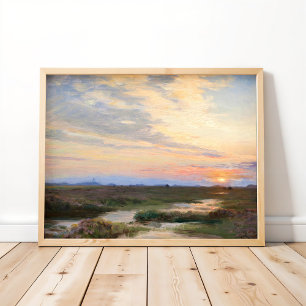 Avond in Skagen door P.S. Krøyer, Art Poster