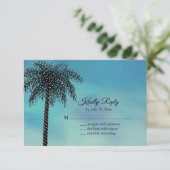 Avond Koord Lichten Palm Tree RSVP turquoise (Staand voorkant)