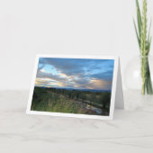 Avond Landschap Hemel Landschap Kaart (Voorkant)