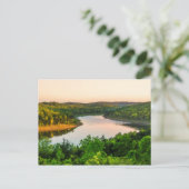 Avond op het schokmeer briefkaart (Staand voorkant)