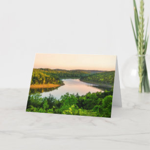 Avond op het schokmeer kaart