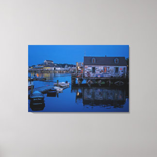 Avond op schaal canvas afdruk