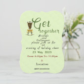 Avond Partij Kaart (Staand voorkant)