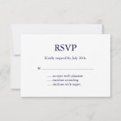 Avond Party Lantern RSVP in Blue (Achterkant)