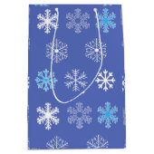 Avond Snowflake Medium Gift Bag Cadeauzakje (Voorkant)