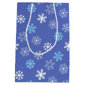 Avond Snowflake Medium Gift Bag Cadeauzakje (Achterkant)