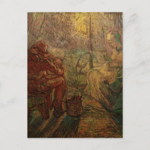 Avond - The Watch by Vincent van Gogh Briefkaart