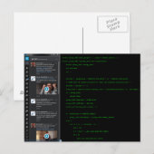 Avond thuis met het EHC-Briefkaart Briefkaart (Voorkant / Achterkant)