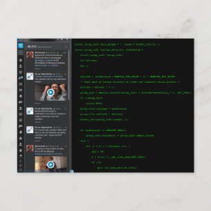 Avond thuis met het EHC-Briefkaart Briefkaart