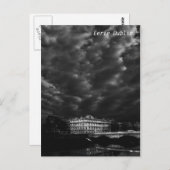 Avond troebel in Dublin Briefkaart (Voorkant / Achterkant)