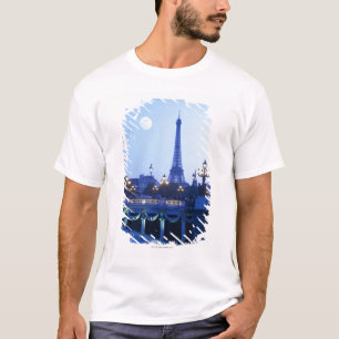 Avond Uitzicht Eiffeltoren T-shirt