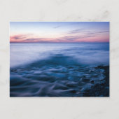 Avond zee briefkaart (Voorkant)