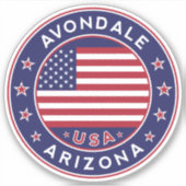 Avondale Arizona, Avondale Sticker (Voorkant)