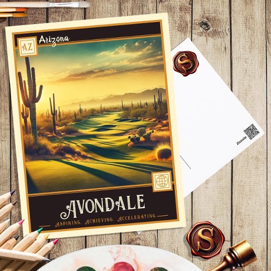 Avondale, Arizona | Carte postale Vintage