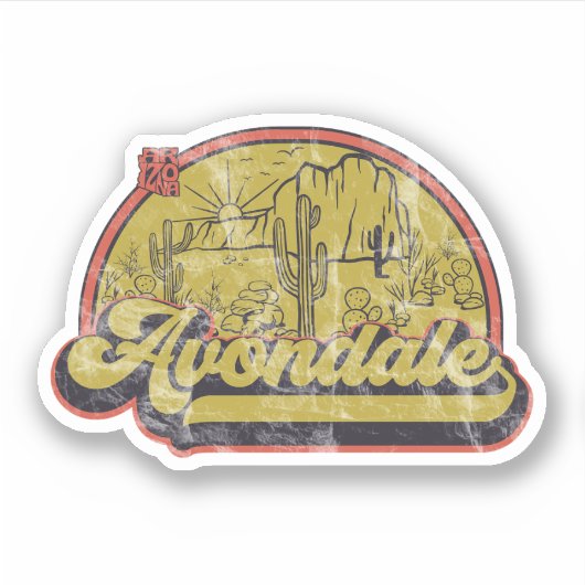 Avondale, Arizona Sticker (Voorkant)