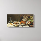 avondeten canvas afdruk (Voorkant)