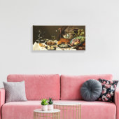 avondeten canvas afdruk (Insitu (Woonkamer))