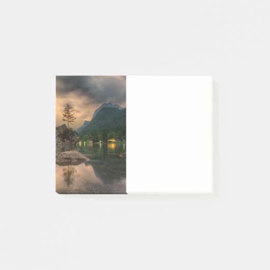 Avondfoto van bergmeer post-it® notes (Voorkant)