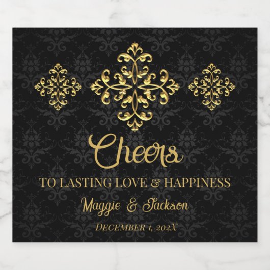 Avondglam Sparkling Wijnetiket (Enkel label)