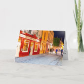 Avondje uit in de pubs van Galway in Ierland Kaart (Voorkant)