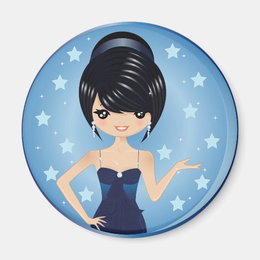 avondjurk magneet (Voorkant)