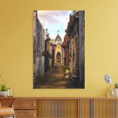 Avondlicht op de begraafplaats Recoleta Canvas Afdruk (Insitu (Woonkamer))