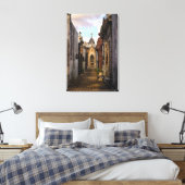 Avondlicht op de begraafplaats Recoleta Canvas Afdruk (Insitu (Slaapkamer))
