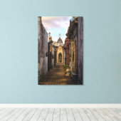 Avondlicht op de begraafplaats Recoleta Canvas Afdruk (Insitu (Houten vloer))
