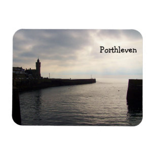 Avondlicht Porthleven Cornwall Engeland Magneet