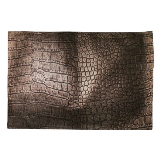 Avondluxe: lederen getextureerde verfijning kussensloop (Achterkant)