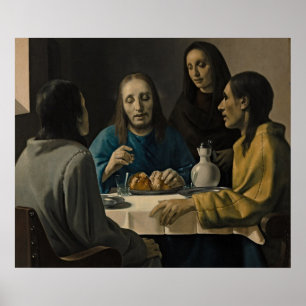 Avondmaal in Emmaus (1937) - Van Meegeren Poster