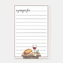 Avondmaalsbrood en Wijn Oorlogsruimte Gebed Post-it® Notes